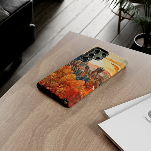 An Urban Autumn Overlook - Impact Resistant Phone Case